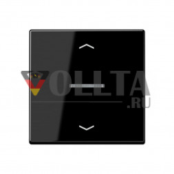 Jung A5232SSW A500 Переключатель для жалюзи стандарт крышка, цвет: черный