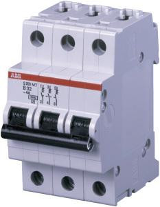 ABB Stotz-Kontakt S203MT-C16, автоматический выключатель C-Char., 10 кА, 16 А, 3П, 2CDS273006R0164