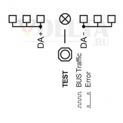 LUNATONE 24166096-LU-PS-DE Интерфейс DALI-2 RS232 DE | 240 мА