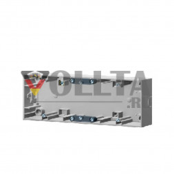 Berker 10537009 K1 накладной корпус,3 группы, горизонтальная, цвет:полярная белизна, тон:глянец