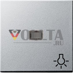 Gira 063026 клавишное управление большой символ система освещения 55 цвет алюминий