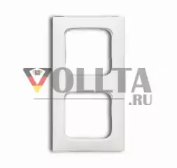 Busch-Jaeger 2512-214K-102 Reflex SI, Linear рамка двойная, цвет: альпийский белый