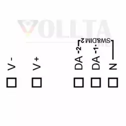 Lunatone 89453831 DALI DT6 3-Канал LED Диммер CV 12-48VDC 16A