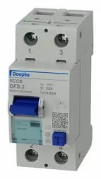 Doepke 09124601 DFS 2 025-2/0,03-A FI Автоматический выключатель 2-х полюс.