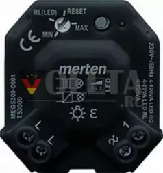 MERTEN MEG5300-0001 Универсальный светодиодный диммерный модуль черный
