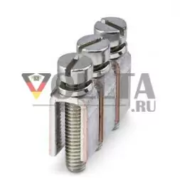 Phoenix Contact 0201469 FB 3-6-EX 3-полюсный серебряный фиксированный мост