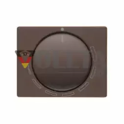 Berker 11350021 Arsys Центральная панель с регулирующей кнопкой для регулятора числа оборотов, крышка, цвет:коричневый, тон:глянец