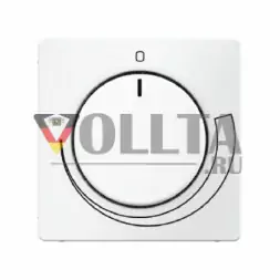 Berker 11376079 Q1 Центральная панель с регулирующей кнопкой для регулятора числа оборотов, крышка, цвет:полярная белизна