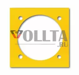 Busch-Jaeger 0239-0-0079 Abdeckplatte gelocht 70mm цвет: желтый