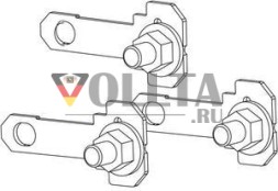 ABB Stotz-Kontakt TE-XR00-21-1, комплект для подключения XR00 21 мм для 1-го или 4-го трансформатора, 1SEP408524R0001