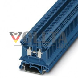 Phoenix Контакт 3001514 проходная клемма, 2,5mm UK 3 N BU, цвет: голубой