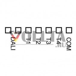 LUNATONE 86459532-NFC DALI-2-app MC кнопочная муфта NFC 4 входа 