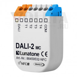 LUNATONE 86459532-NFC DALI-2-app MC кнопочная муфта NFC 4 входа 