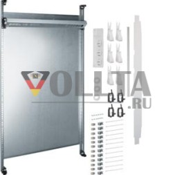 Hager UF221NW Полная панель Мультимедиа H900 мм 2-панельная