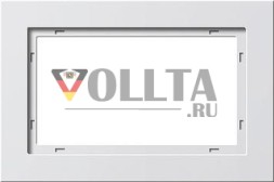 Gira 100129 рамка 1,5-полосная Gira E2 чисто-белый