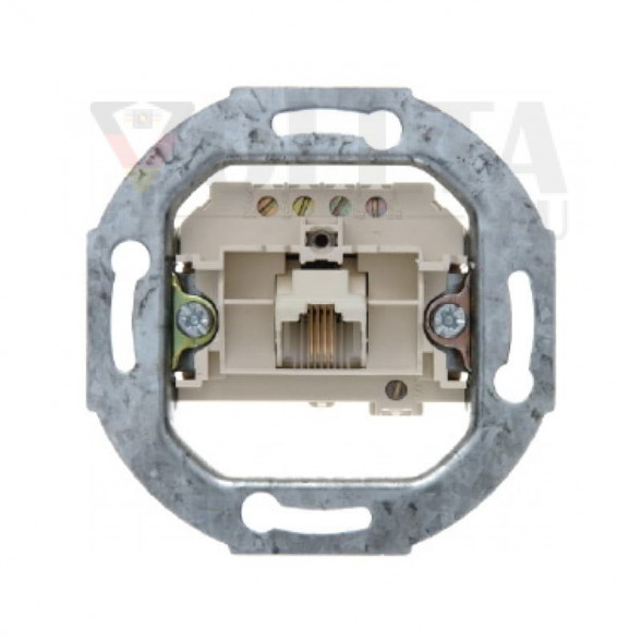 Berker 4568 UAE ISDN телефонная розетка, 1A 125V цвет: кремово-белый