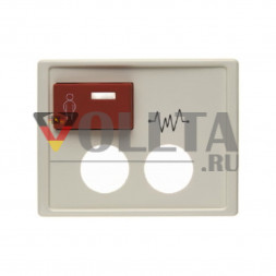 Berker 12180002 Arsys кнопка вызова, крышка, цвет: кремово-белый, тон:глянец