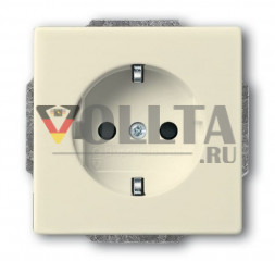 Busch-Jaeger 20EUCBLI-82 Future linear, SCHUKO-розетка 16А, цвет:слоновая кость