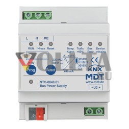 MDT STC-0640.01 Блок питания шины с функцией диагностики, 4TE REG, 640 мА