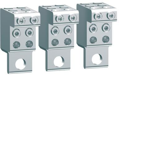 Hager HYS055H P160 приставка Cu/Al 3P 6x4-25qmm соединительная клемма