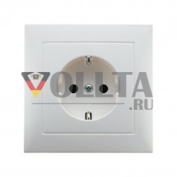 Berker 47428989 S1 SCHUKO-розетка 16А, без защиты от детей цвет:полярная белизна, тон:глянец