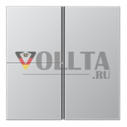 Комплект кнопок Jung AL2403TSA 3-позиционный, F40, серия LS, алюминий
