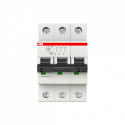 Автоматический выключатель ABB Stotz-Kontakt 2CDS273445R0155 S203MT-B15 B-Char.10kA 15A 3P