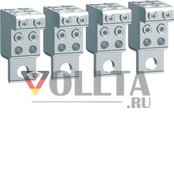 Hager HYS056H P160 приставка Cu/Al 4P 6x4-25qmm соединительная клемма