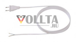 Bachmann 202.274 Euro-Zuleitung H03VVH2-F 2x 0,75mm белый, 2 метр.