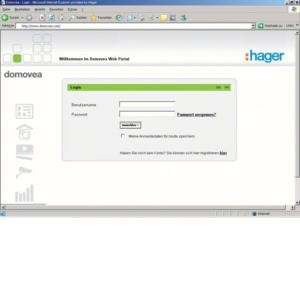 Удаленный доступ Hager TJ550 для Domovea