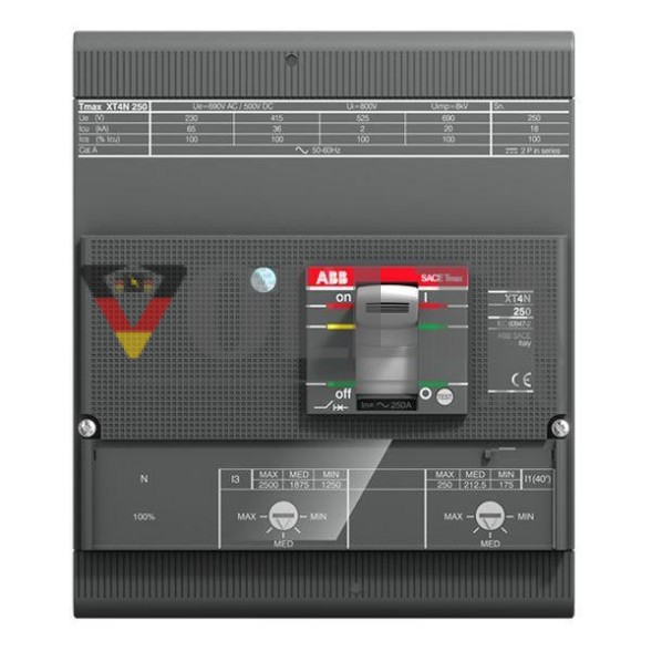 ABB Stotz-Kontakt 1SDA075244R0001 XT4H 250 TMF 50-500 4p FF UL/CSA автоматический выключатель