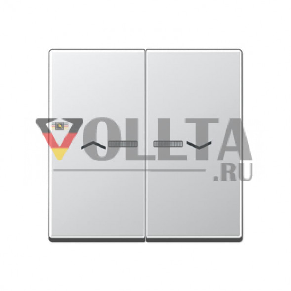 Jung A595KO5PAL A500 KNX кнопка, клавиша крышка, цвет: алюминевый