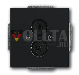 Busch-Jaeger 1751-81 Carat Динамик,соеденительная вставка, крышка, цвет:антрацит
