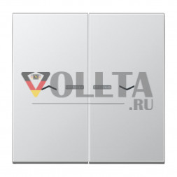 Jung AL2995KO5P LS990 KNX кнопка, клавиша крышка, цвет: алюминевый