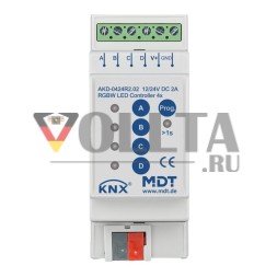 MDT AKD-0424R2.02 RGBW 4-канальный 2/4A 2HP REG светодиодный контроллер