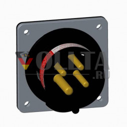 ABB Stotz-Kontakt 316B9, вилка для панельного устройства, 10 шт., синяя 9ч, 16 А, IP44, 3P+E, 200-250 В, 50+60 Гц, 2CMA193348R1000