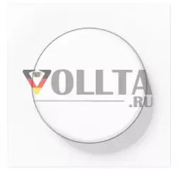 Jung A1540WW A500,AS500 Крышка для Поворотный диммер, цвет: альпийский белый