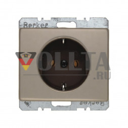 Berker 41140001 Arsys SCHUKO-розетка  16А, без защиты от детей цвет: светло-бронзовый