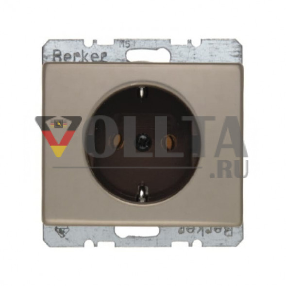 Berker 41140001 Arsys SCHUKO-розетка  16А, без защиты от детей цвет: светло-бронзовый