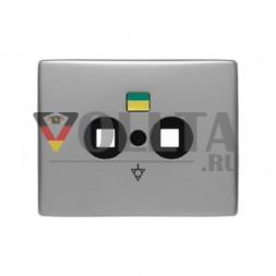 Berker 17050104 Arsys Двойная-Варавнивания потенциалов-розетка цвет: благородная сталь