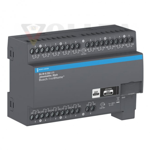 Busch-Jaeger 2CDG510029R0021 BA-M-8.230.1.11 8-позиционный 230 В REG привод жалюзи