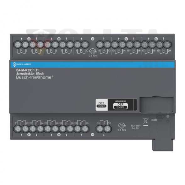 Busch-Jaeger 2CDG510029R0021 BA-M-8.230.1.11 8-позиционный 230 В REG привод жалюзи