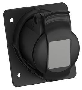 ABB Stotz-Kontakt 316RAM6, панельная розетка, 16 А, IP44 6ч, 3P+E, 380-415 В, 50+60 Гц, красная, 2CMA170012R1000
