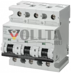 ВЫКЛЮЧАТЕЛЬ SIEMENS 400V 10KA, 3-ПОЛЮС, C, 100A, D=70MM 5SP43917