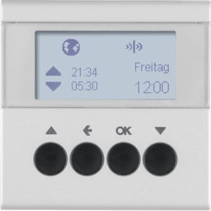 Berker 85745183 Радиотаймер KNX для слепой связи Quicklink алюминий, матовый Berker B.7