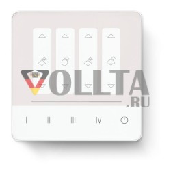 LUNATONE 24035410-G02A Сенсорная панель DALI-2 | 4 сцены, 4 группы (кнопки диммера)