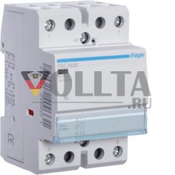 Контактор Hager ESC263S 63A 2S 230V бесшумный