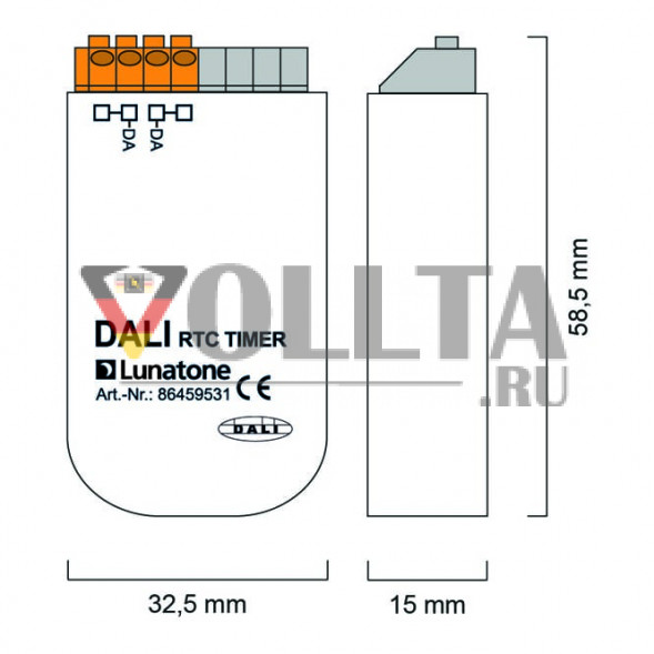LUNATONE 86459531 Таймер DALI DE | Таймер реального времени