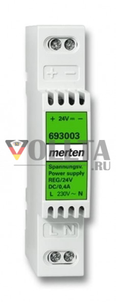 Schneider серия: Merten 693003 Блок питания 0,4А 24V
