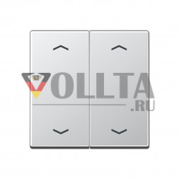 Jung A595MPAL A500 KNX кнопка, клавиша крышка, цвет: алюминевый